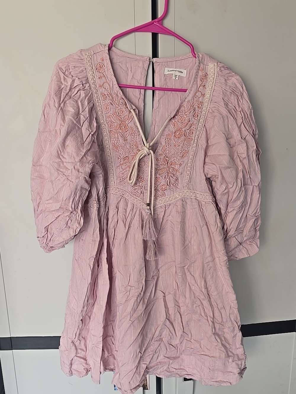 Boho  Embroidered Top